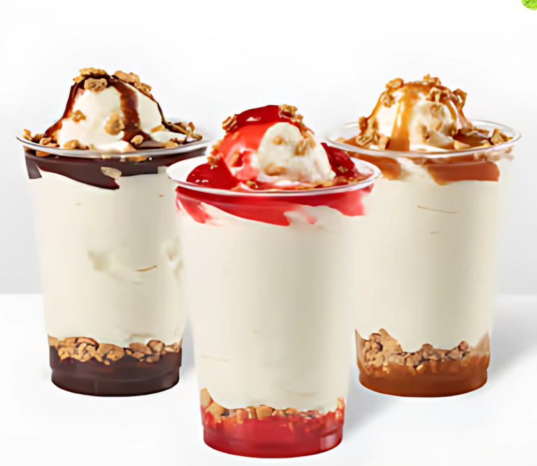 Checkers Dessert Menu